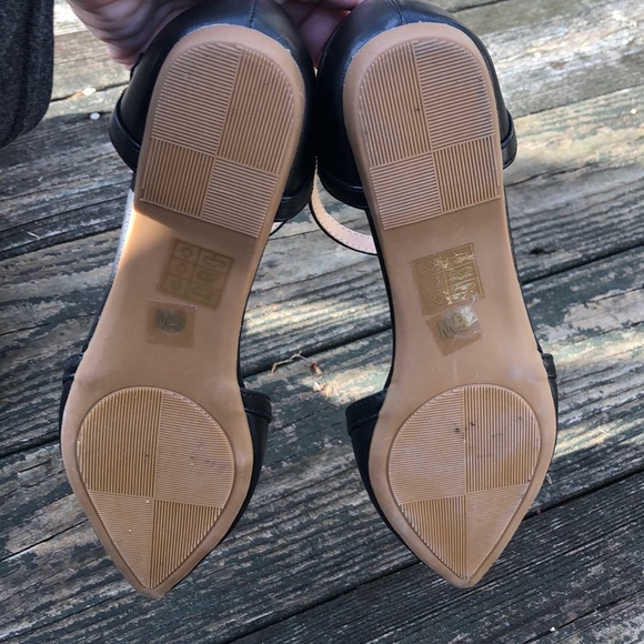 ModCloth Heartbeat T-strap vegan flats wide 6 6W - Picture 7 of 8